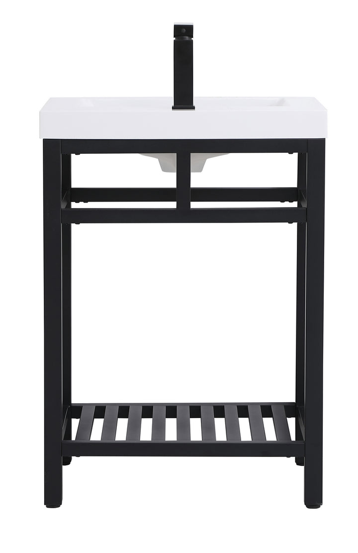 Elegant Lighting - VF14024BK - Single Bathroom Vanity - Raya - black