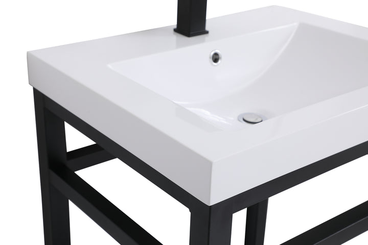 Elegant Lighting - VF14024BK - Single Bathroom Vanity - Raya - black