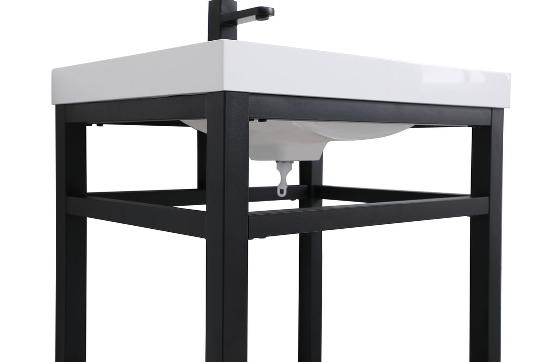 Elegant Lighting - VF14024BK - Single Bathroom Vanity - Raya - black