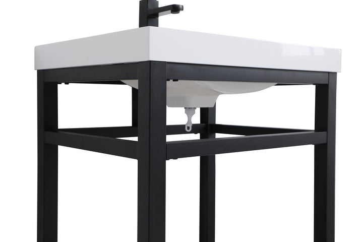 Elegant Lighting - VF14024BK - Single Bathroom Vanity - Raya - black