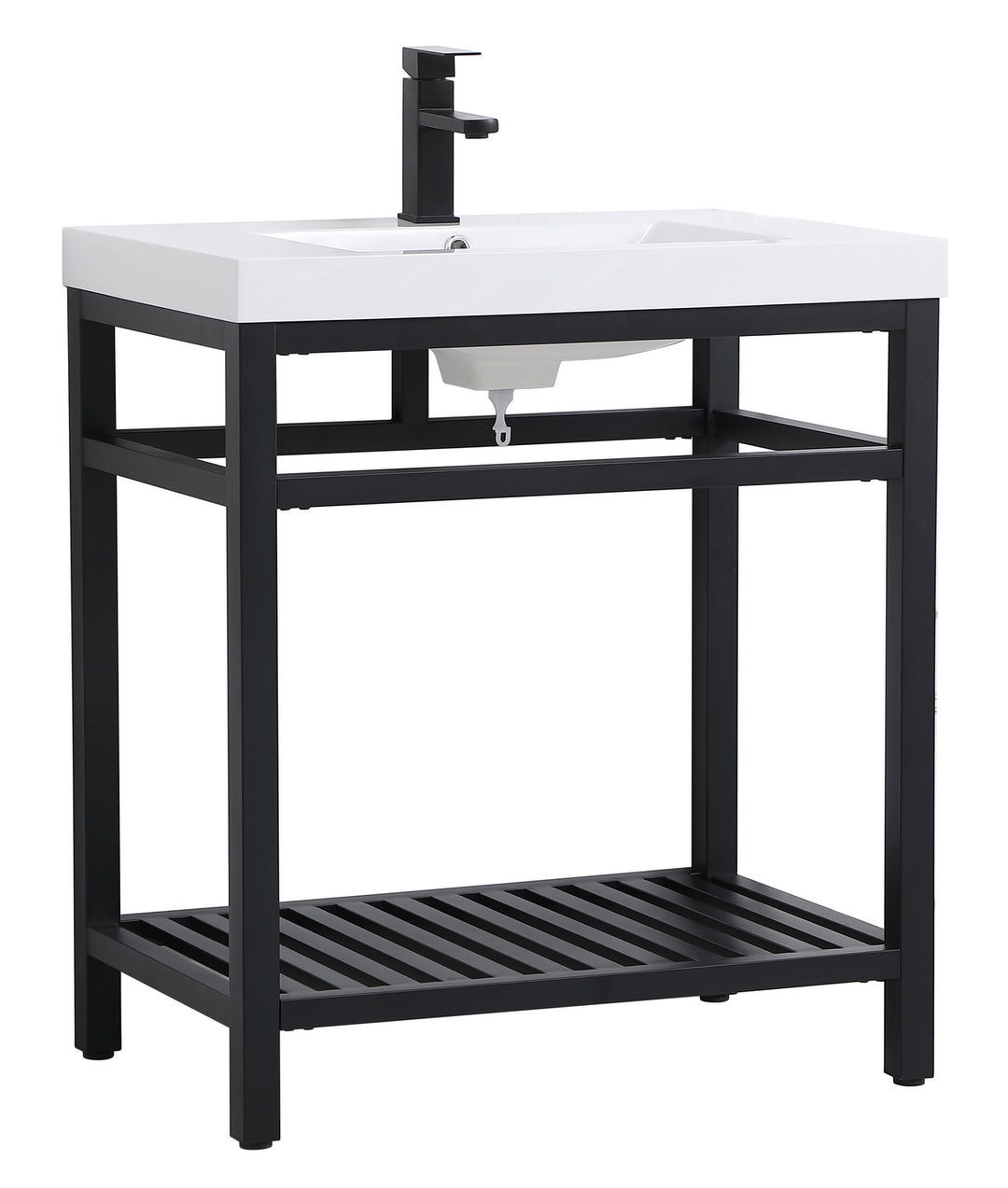 Elegant Lighting - VF14030BK - Single Bathroom Vanity - Raya - black