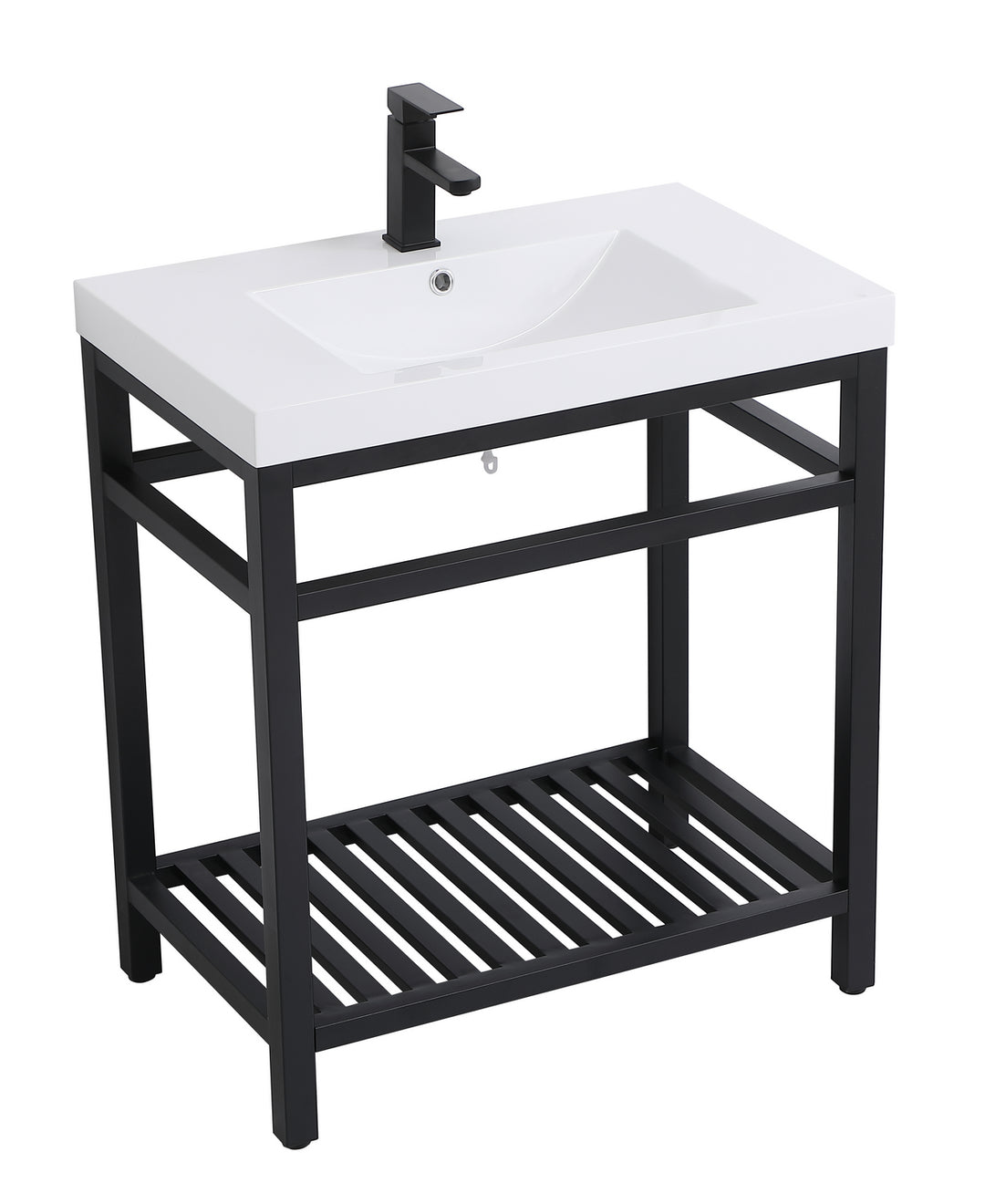 Elegant Lighting - VF14030BK - Single Bathroom Vanity - Raya - black