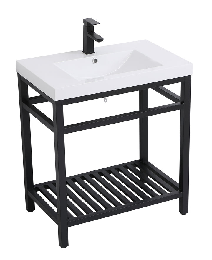 Elegant Lighting - VF14030BK - Single Bathroom Vanity - Raya - black