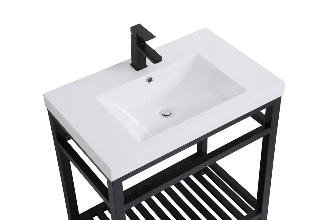 Elegant Lighting - VF14030BK - Single Bathroom Vanity - Raya - black