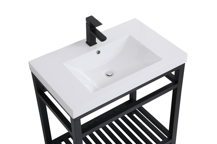 Elegant Lighting - VF14030BK - Single Bathroom Vanity - Raya - black