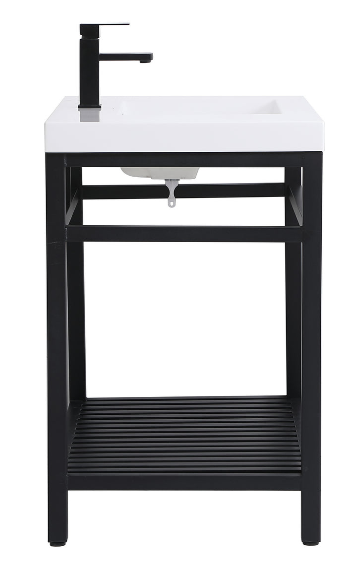 Elegant Lighting - VF14036BK - Single Bathroom Vanity - Raya - black