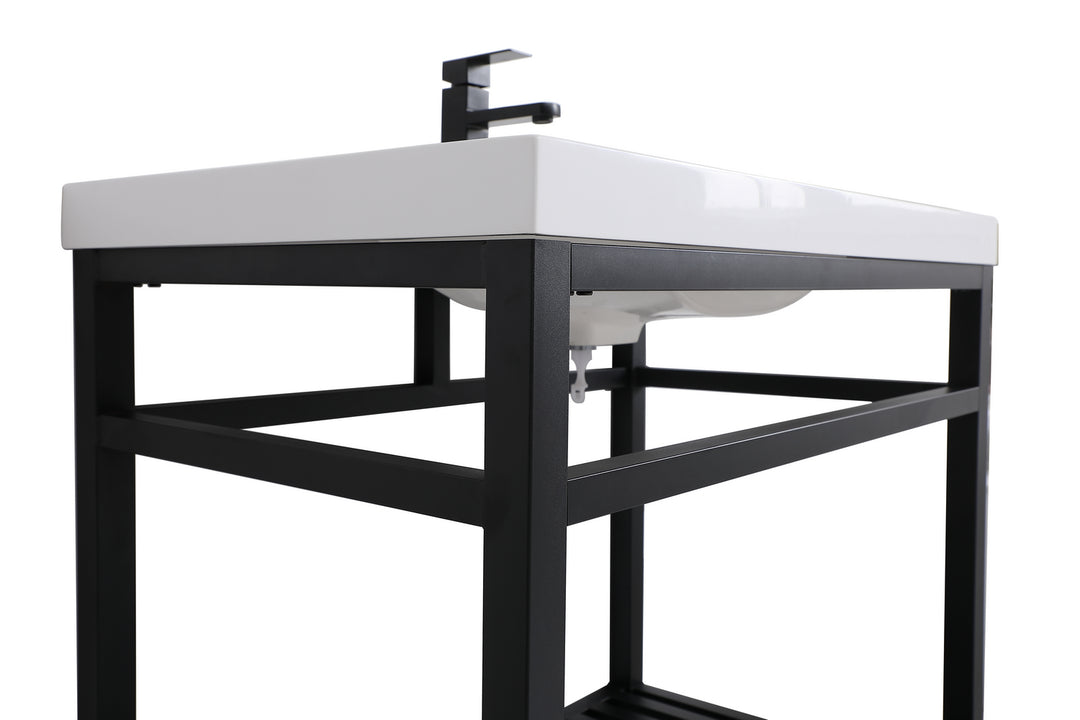 Elegant Lighting - VF14036BK - Single Bathroom Vanity - Raya - black