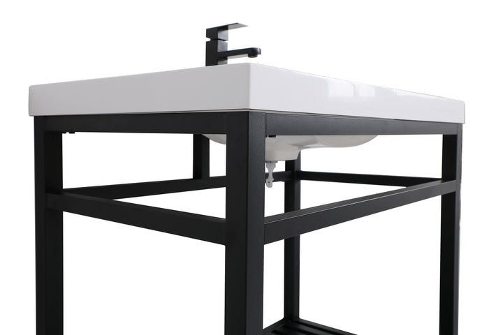 Elegant Lighting - VF14036BK - Single Bathroom Vanity - Raya - black