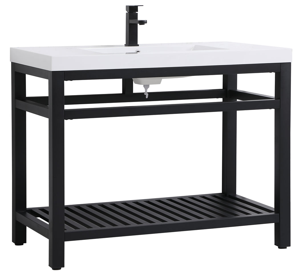 Elegant Lighting - VF14042BK - Single Bathroom Vanity - Raya - black