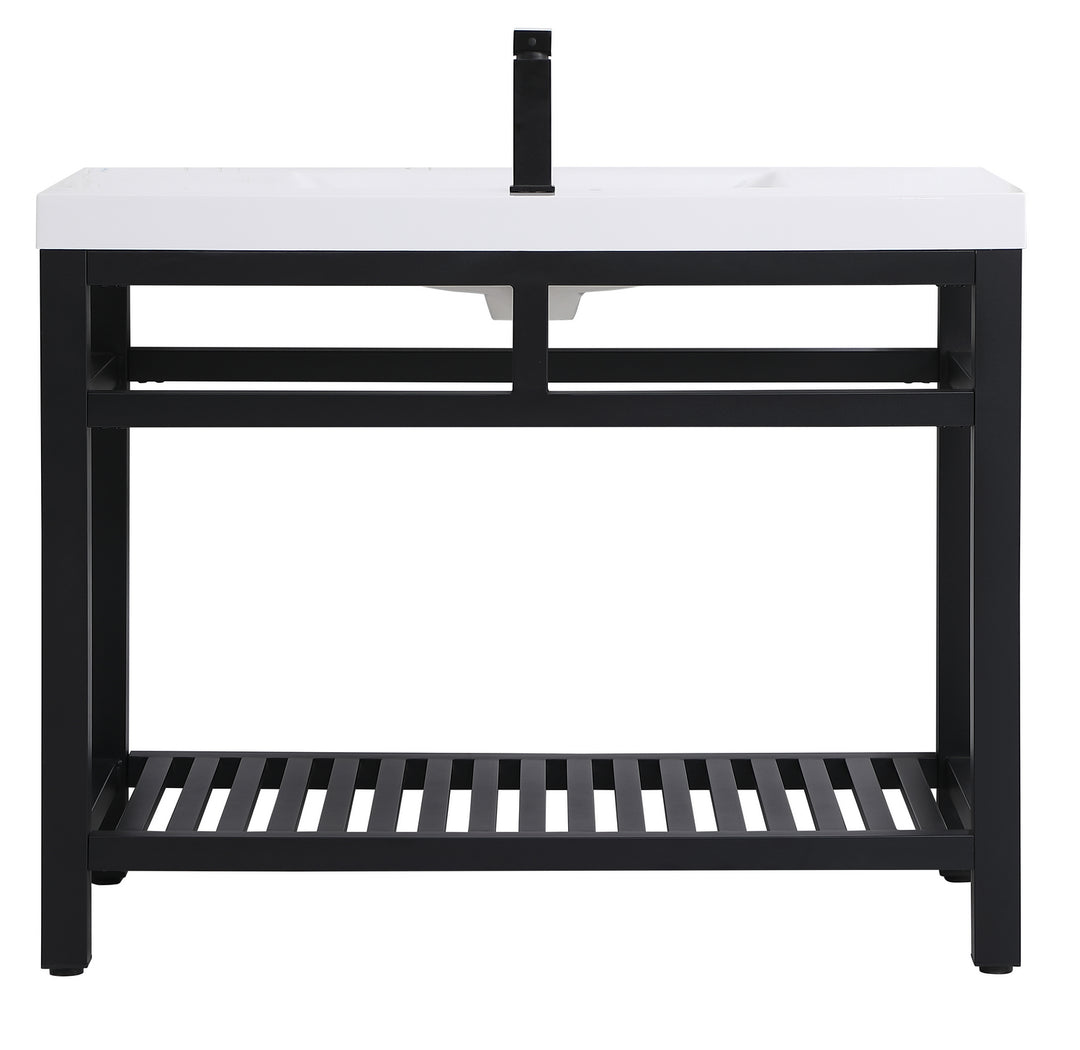 Elegant Lighting - VF14042BK - Single Bathroom Vanity - Raya - black