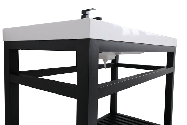Elegant Lighting - VF14042BK - Single Bathroom Vanity - Raya - black