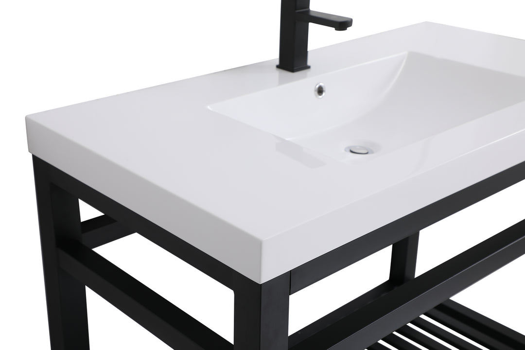 Elegant Lighting - VF14042BK - Single Bathroom Vanity - Raya - black