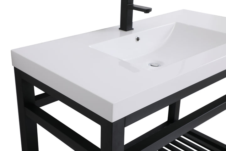 Elegant Lighting - VF14042BK - Single Bathroom Vanity - Raya - black