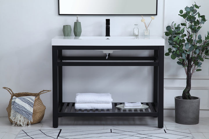 Elegant Lighting - VF14042BK - Single Bathroom Vanity - Raya - black