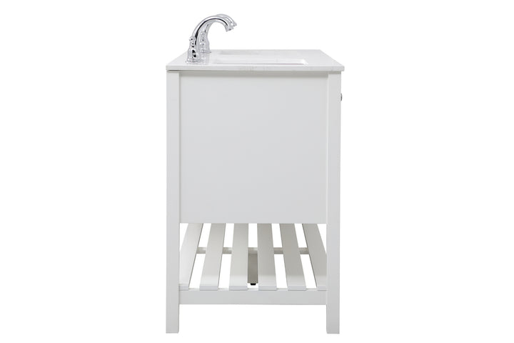 Elegant Lighting - VF16460DWH - Single Bathroom Vanity - Theo - White