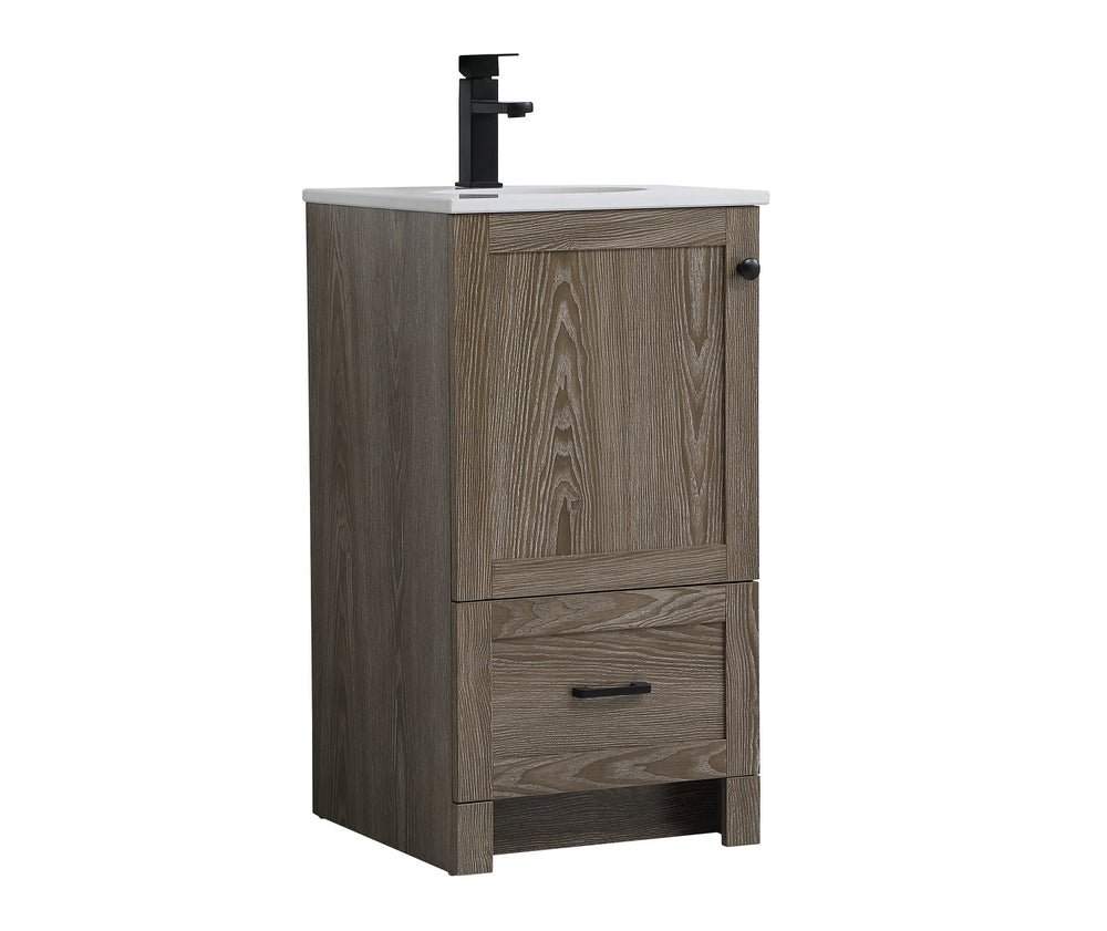 Elegant Lighting - VF2818WO - Single Bathroom Vanity - Soma - weathered oak
