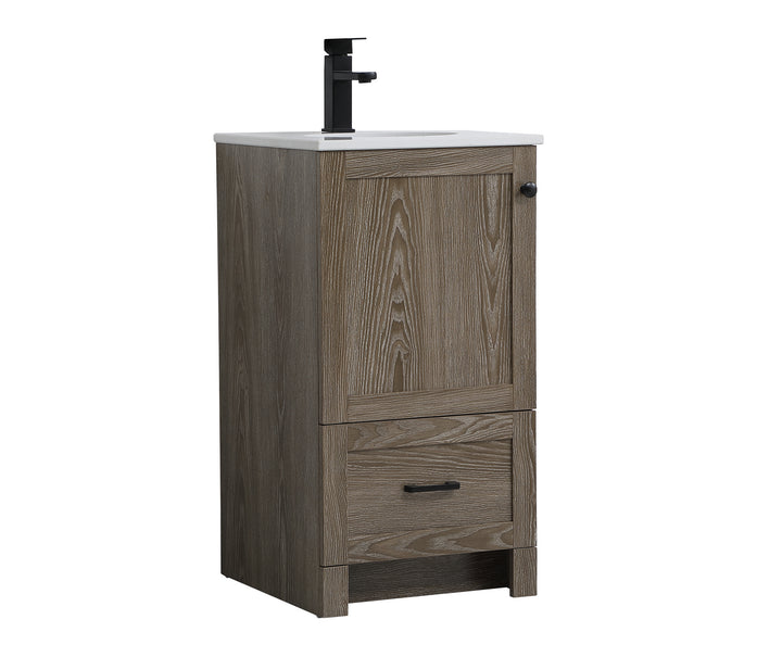 Elegant Lighting - VF2818WO - Single Bathroom Vanity - Soma - weathered oak