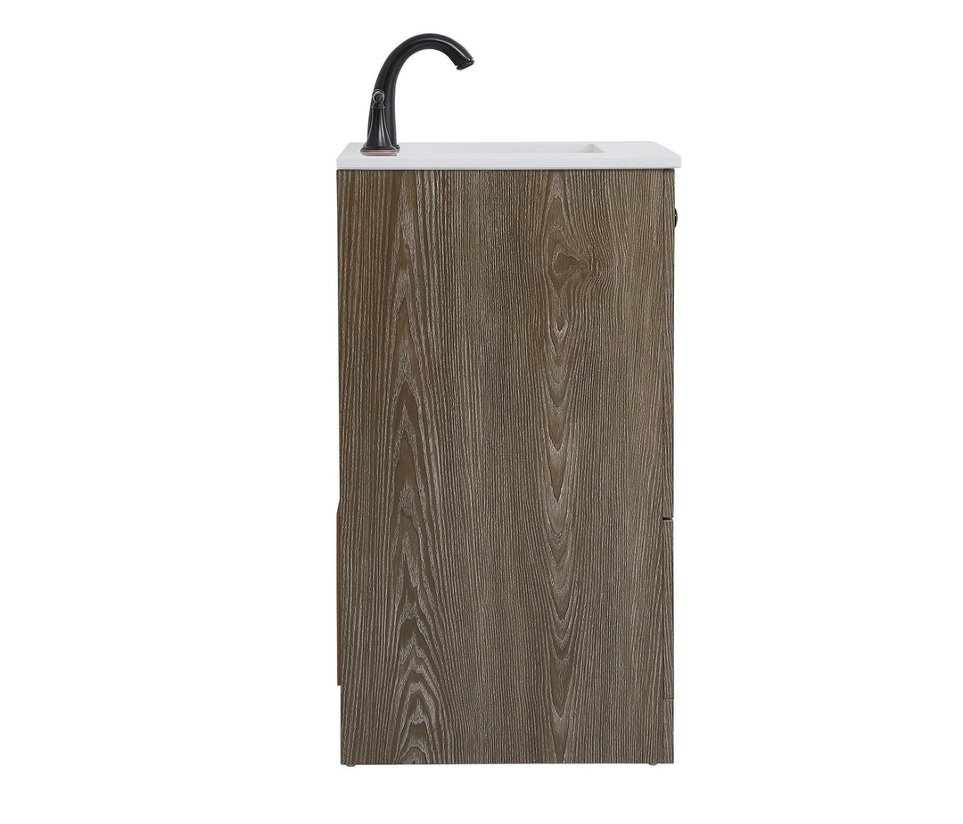 Elegant Lighting - VF2824WO - Single Bathroom Vanity - Soma - weathered oak