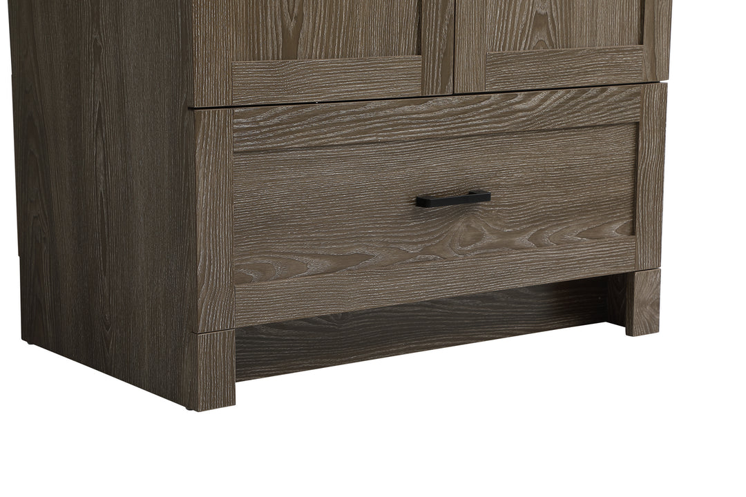 Elegant Lighting - VF2830WO - Single Bathroom Vanity - Soma - weathered oak