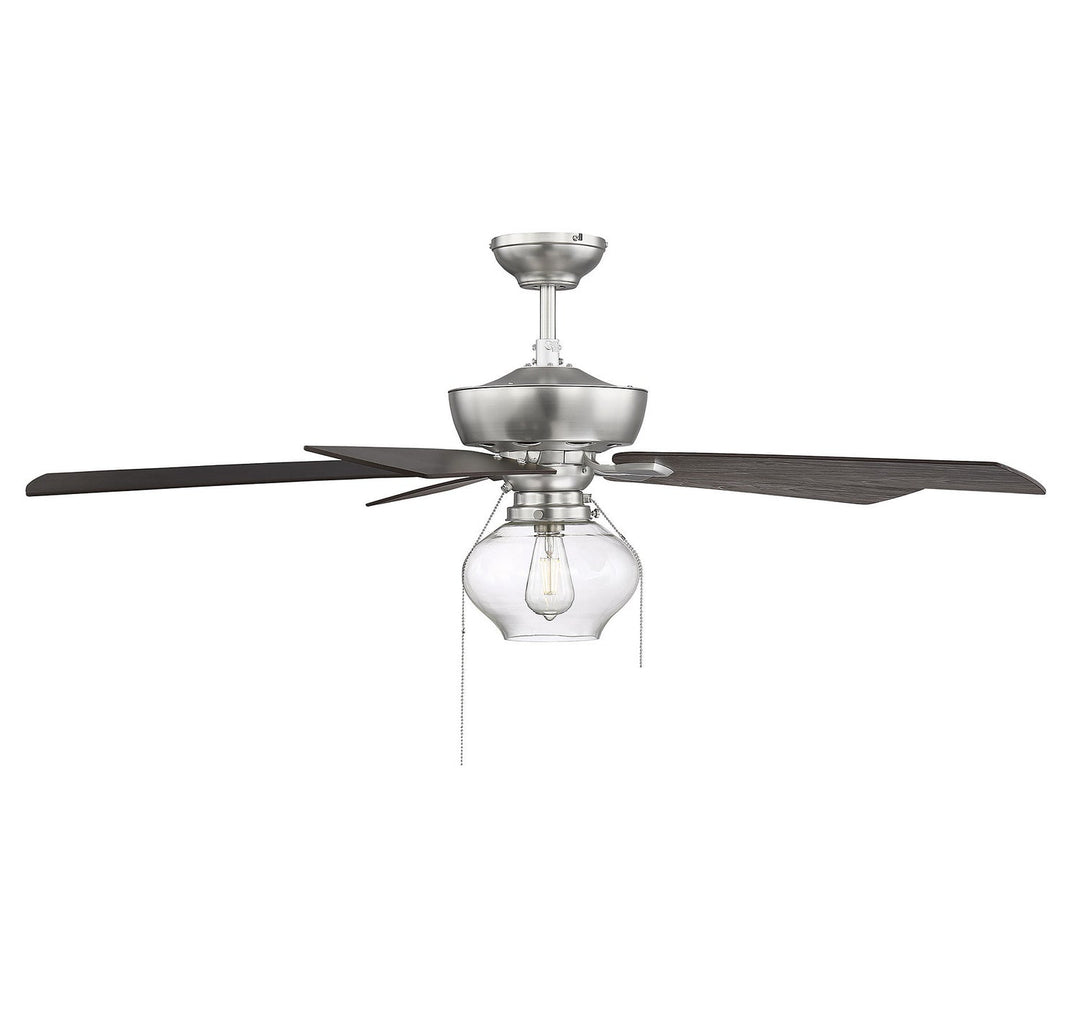 Meridian - M2009BN - 52"Ceiling Fan - Mceil - Brushed Nickel