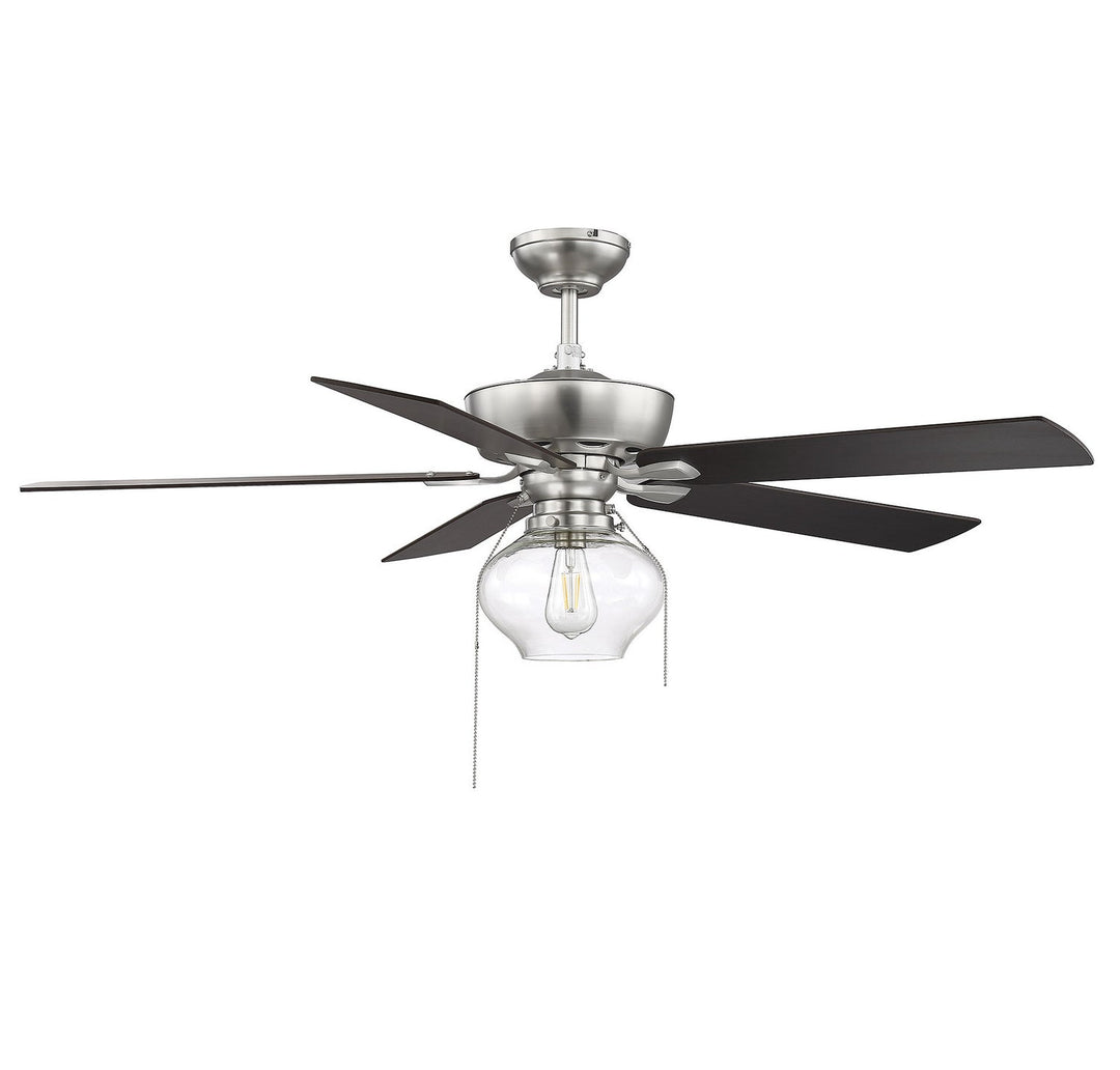 Meridian - M2009BN - 52"Ceiling Fan - Mceil - Brushed Nickel