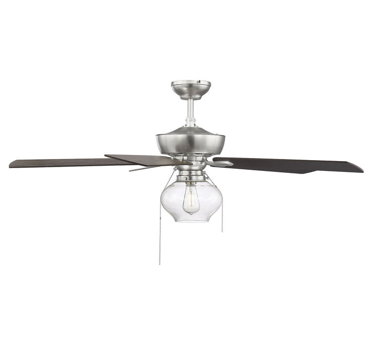 Meridian - M2009BN - 52"Ceiling Fan - Mceil - Brushed Nickel
