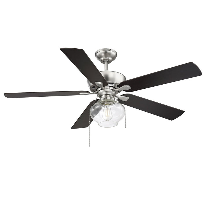 Meridian - M2009BN - 52"Ceiling Fan - Mceil - Brushed Nickel
