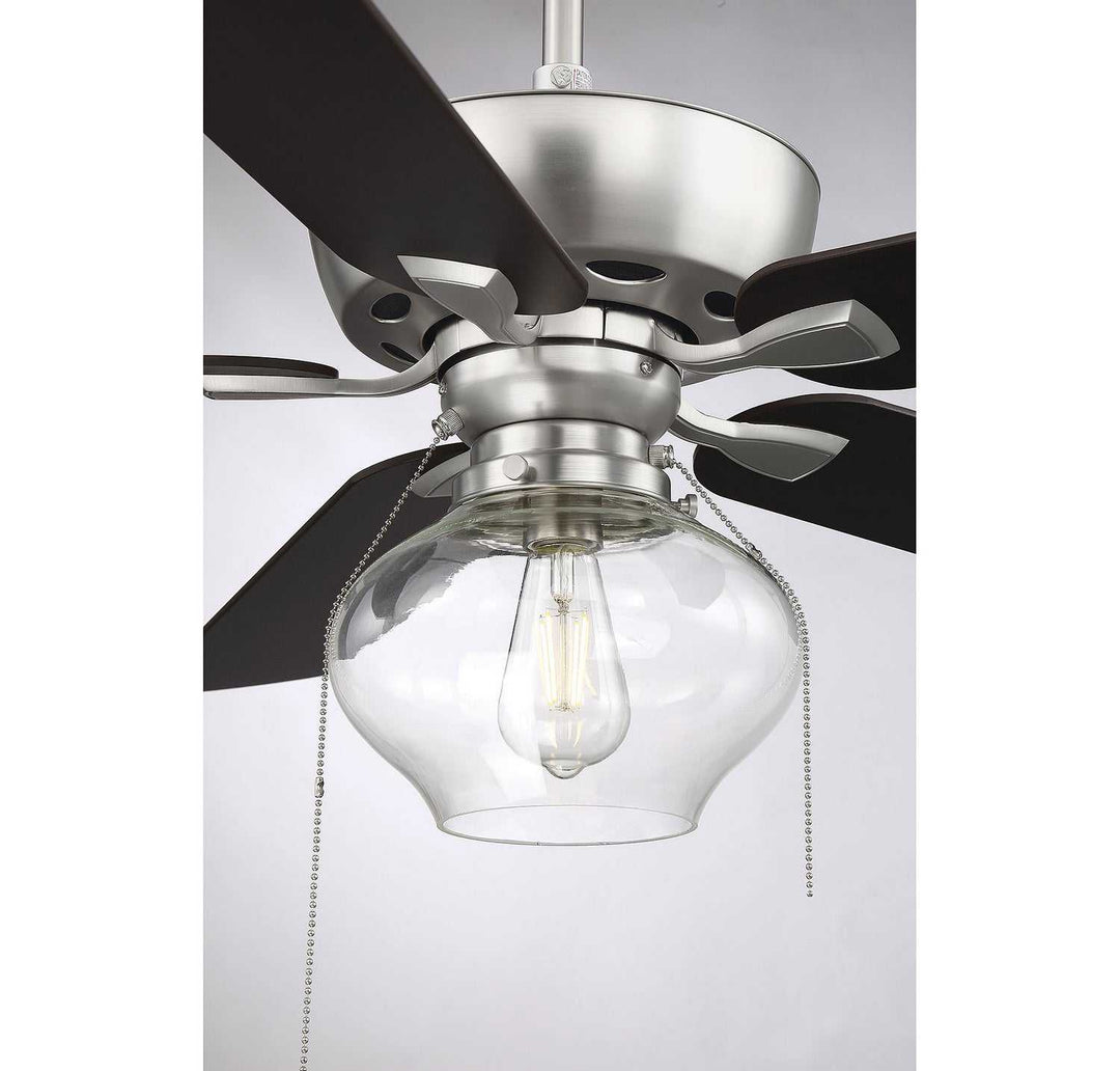 Meridian - M2009BN - 52"Ceiling Fan - Mceil - Brushed Nickel