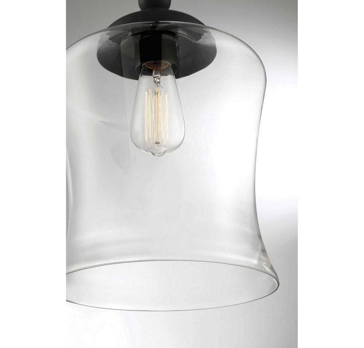 Meridian - M70019MBK - One Light Pendant - Mpend - Matte Black