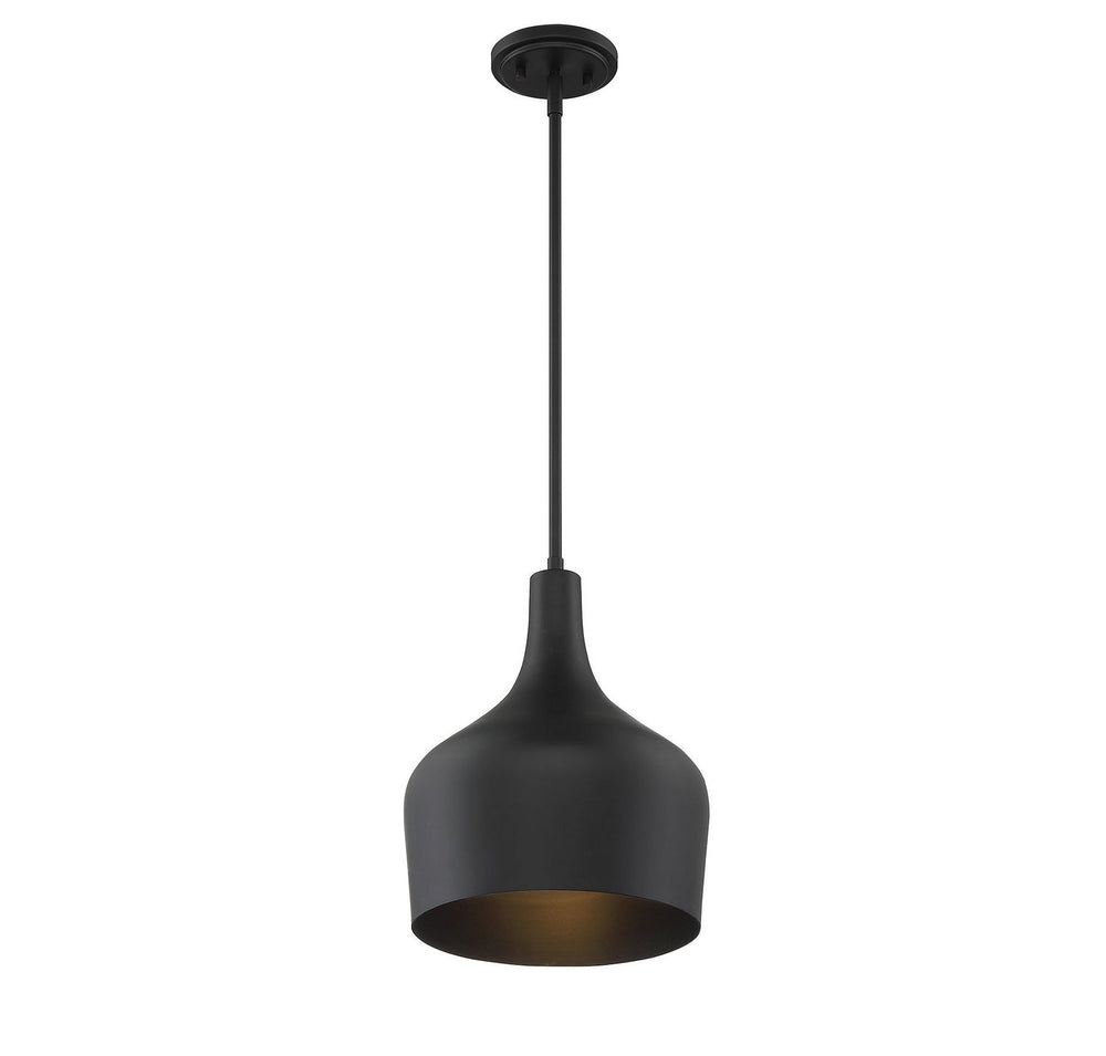 Meridian - M70020MBK - One Light Pendant - Mpend - Matte Black