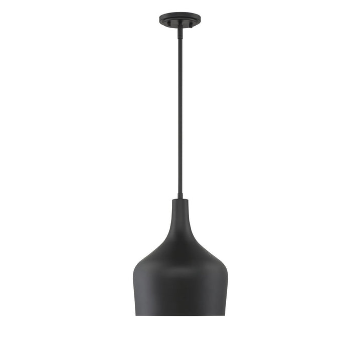 Meridian - M70020MBK - One Light Pendant - Mpend - Matte Black