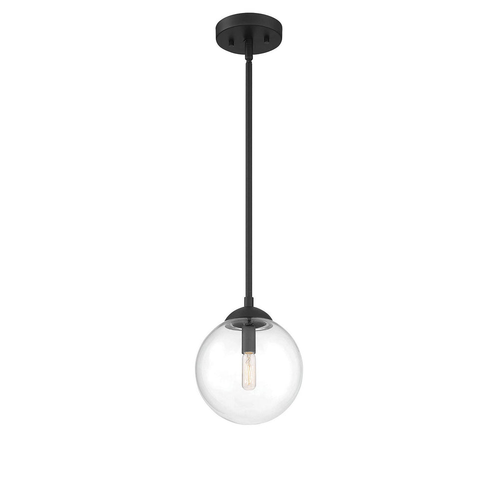 Meridian - M70067MBK - One Light Pendant - Mpend - Matte Black