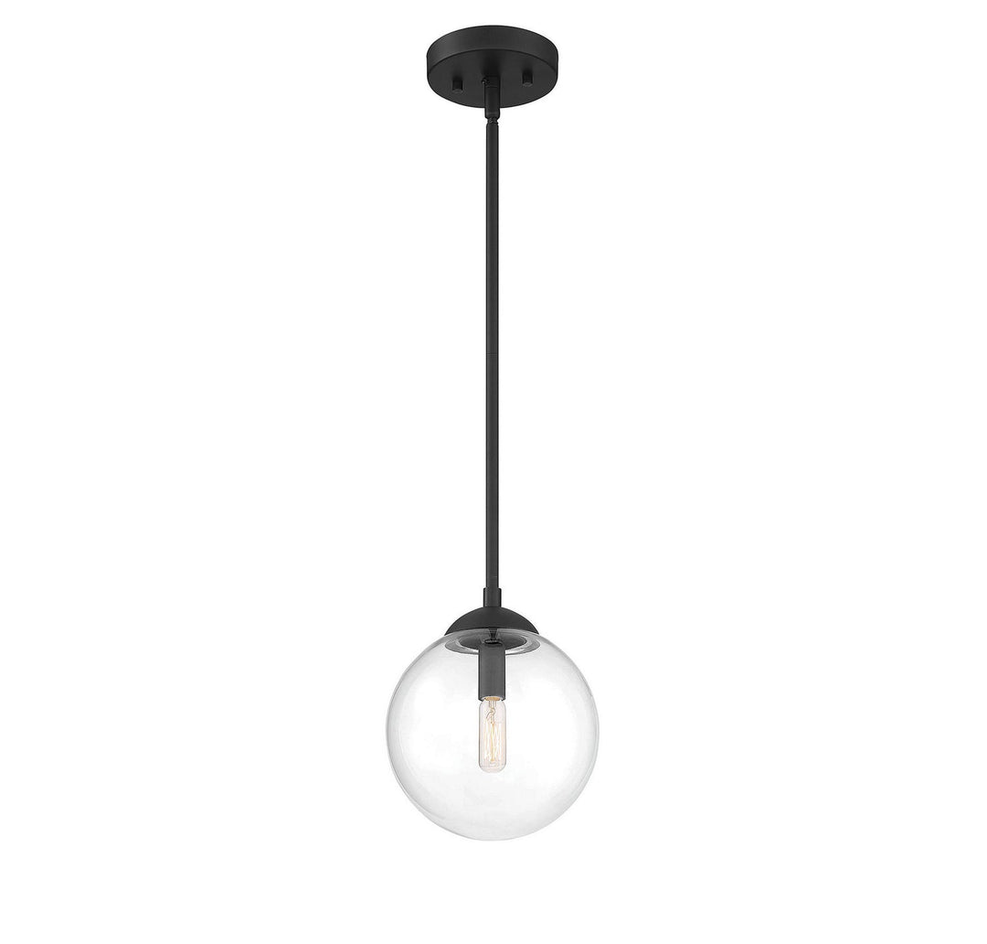 Meridian - M70067MBK - One Light Pendant - Mpend - Matte Black