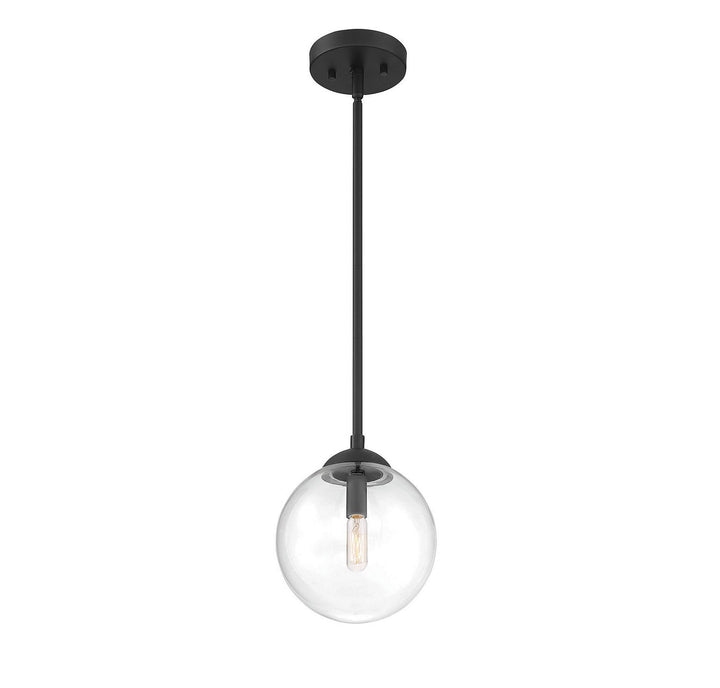 Meridian - M70067MBK - One Light Pendant - Mpend - Matte Black
