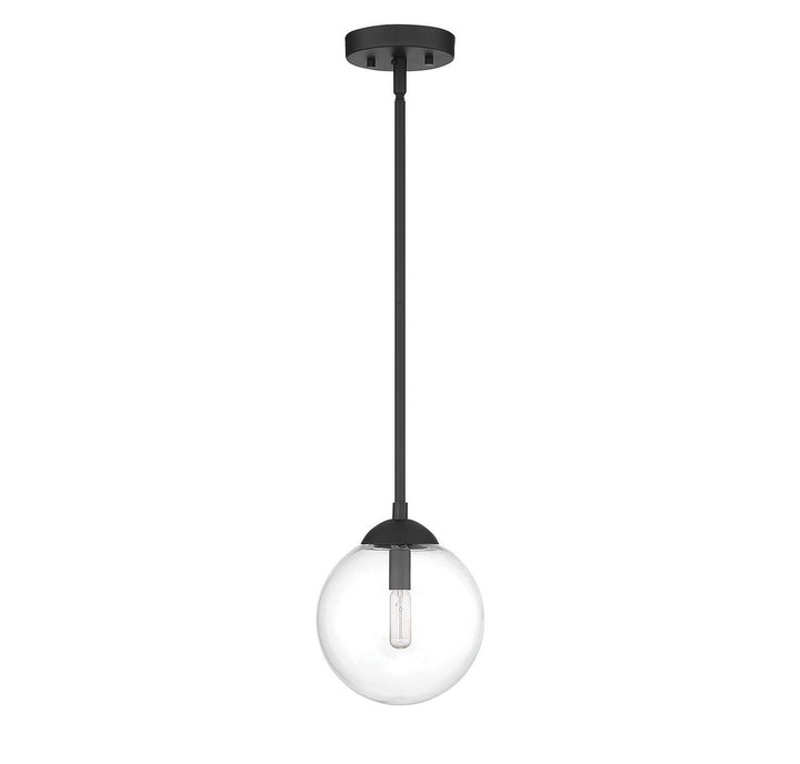 Meridian - M70067MBK - One Light Pendant - Mpend - Matte Black