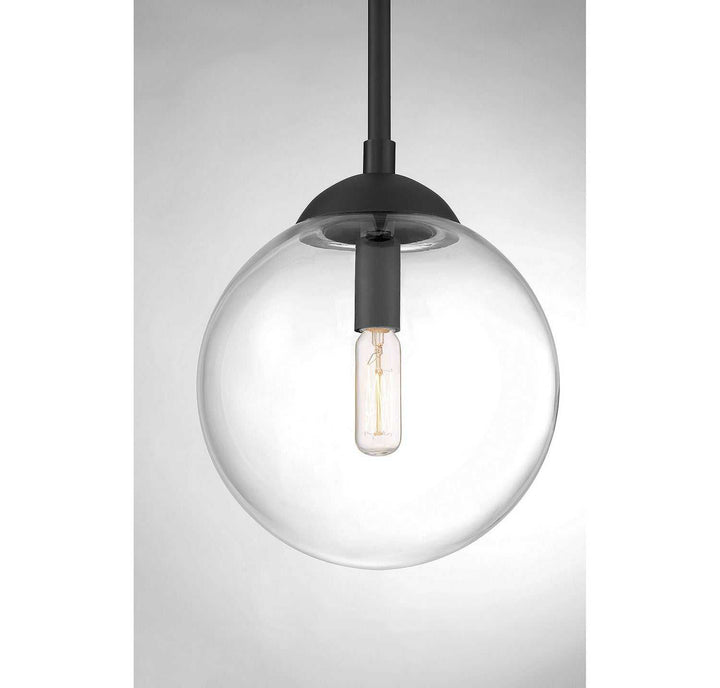 Meridian - M70067MBK - One Light Pendant - Mpend - Matte Black