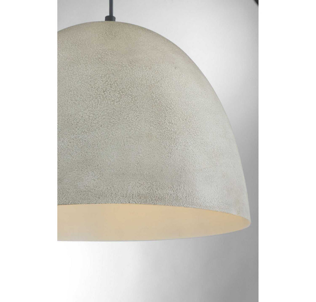 Meridian - M70093CMBK - One Light Pendant - Mpend - Concrete with Matte Black