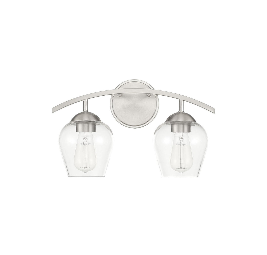 Meridian - M80031BN - Two Light Bathroom Vanity Light - Mbath - Brushed Nickel
