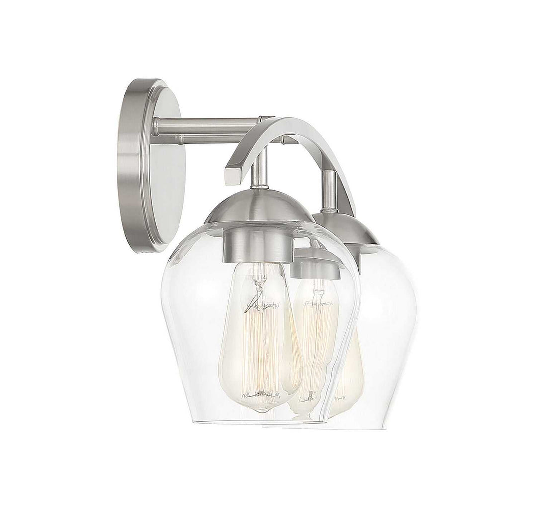 Meridian - M80031BN - Two Light Bathroom Vanity Light - Mbath - Brushed Nickel
