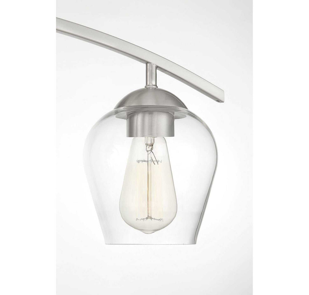 Meridian - M80032BN - Three Light Bathroom Vanity Light - Mbath - Brushed Nickel