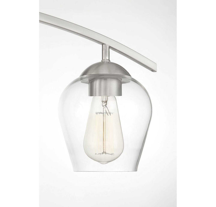 Meridian - M80032BN - Three Light Bathroom Vanity Light - Mbath - Brushed Nickel