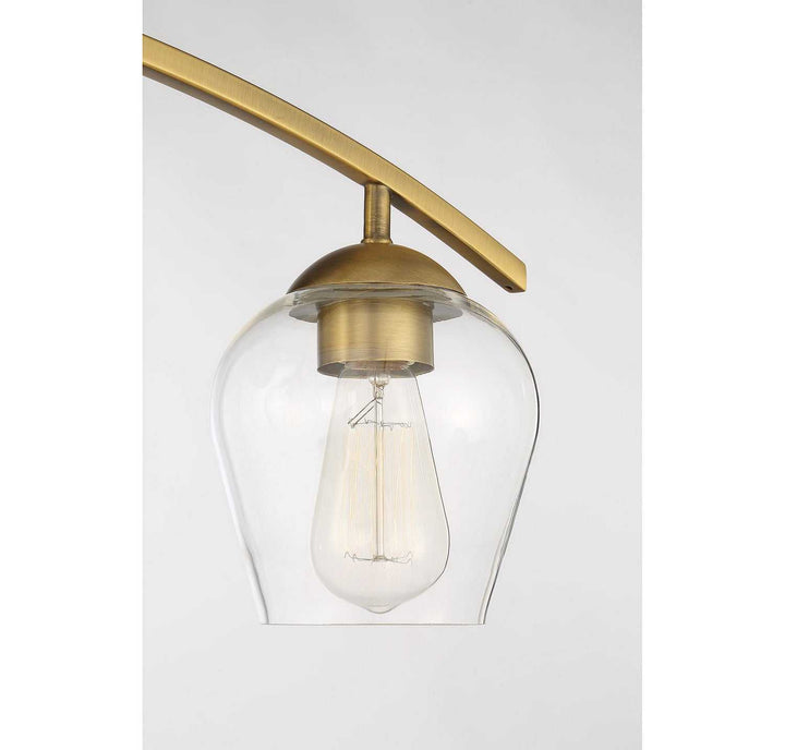 Meridian - M80032NB - Three Light Bathroom Vanity Light - Mbath - Natural Brass