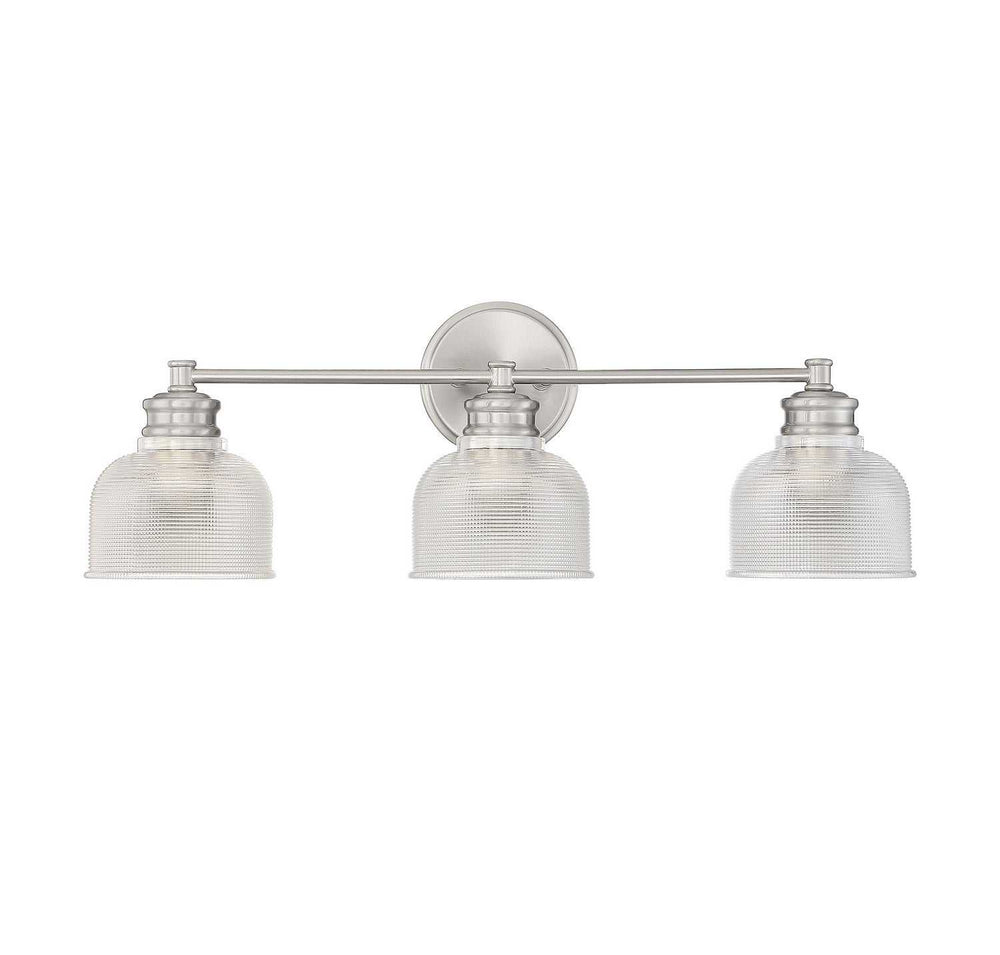 Meridian - M80035BN - Three Light Bathroom Vanity Light - Mbath - Brushed Nickel