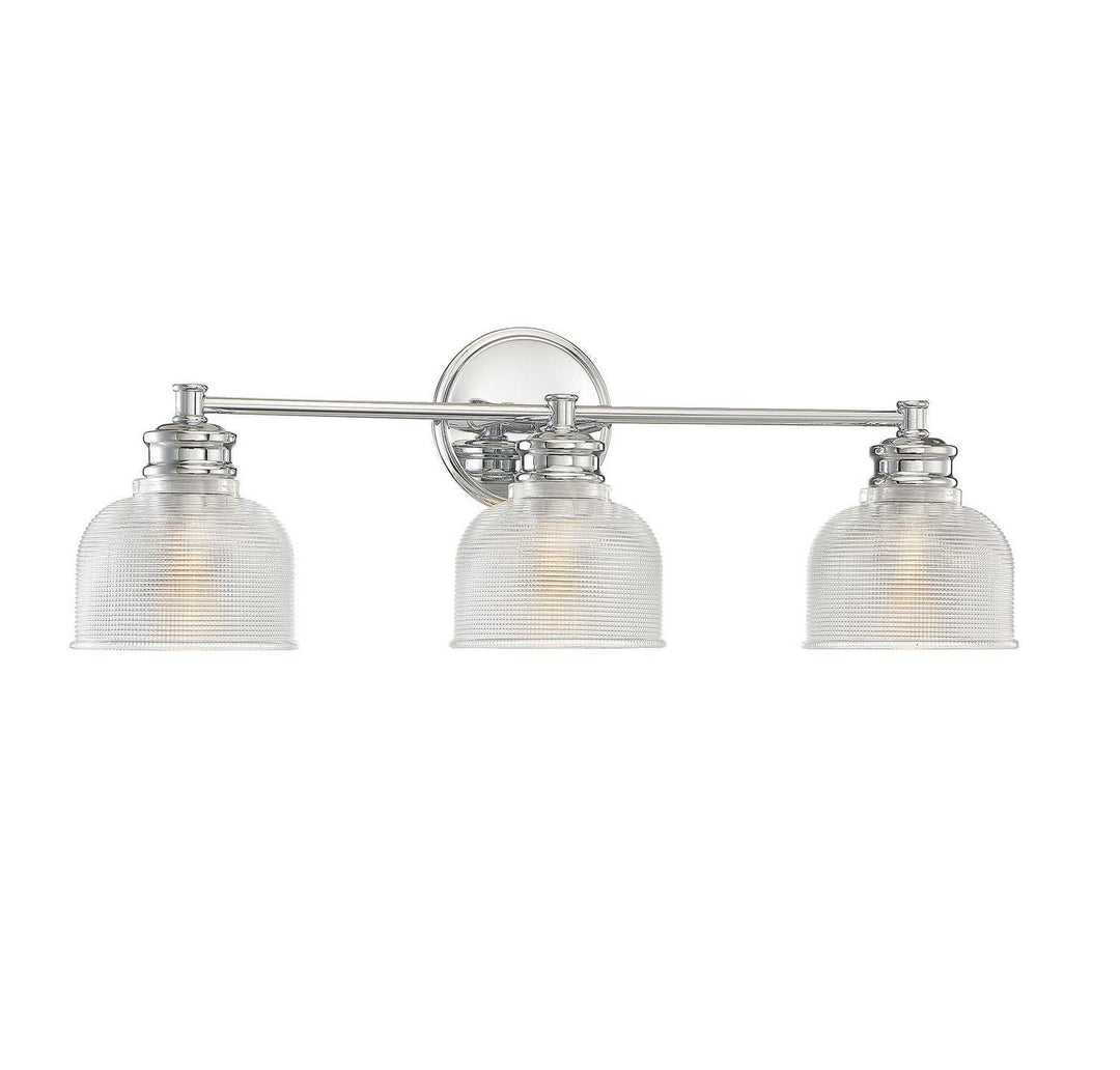 Meridian - M80035CH - Three Light Bathroom Vanity Light - Mbath - Chrome