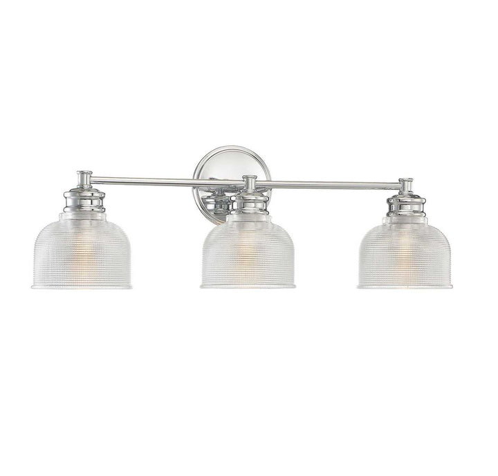 Meridian - M80035CH - Three Light Bathroom Vanity Light - Mbath - Chrome