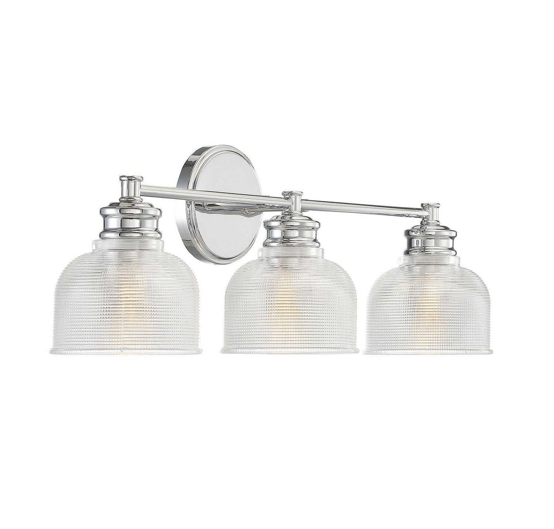 Meridian - M80035CH - Three Light Bathroom Vanity Light - Mbath - Chrome
