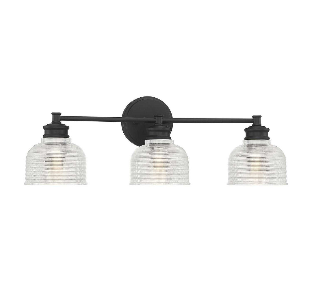 Meridian - M80035MBK - Three Light Bathroom Vanity Light - Mbath - Matte Black