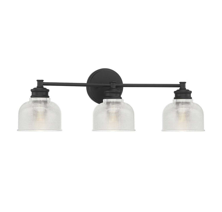Meridian - M80035MBK - Three Light Bathroom Vanity Light - Mbath - Matte Black