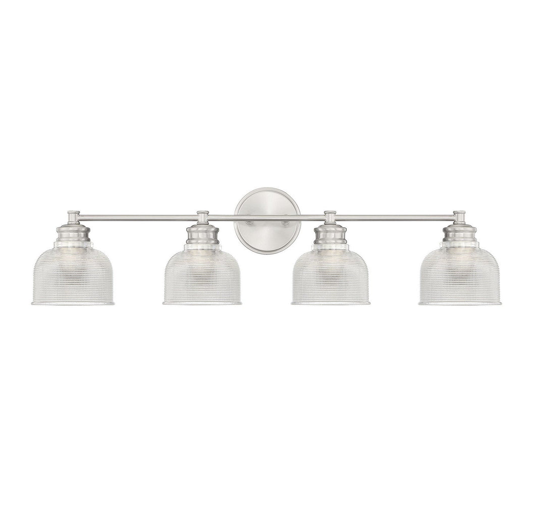 Meridian - M80036BN - Four Light Bathroom Vanity Light - Mbath - Brushed Nickel