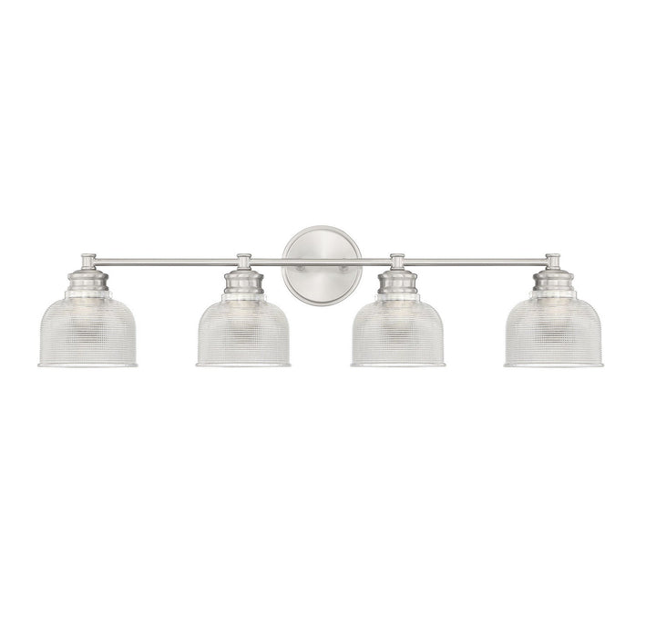 Meridian - M80036BN - Four Light Bathroom Vanity Light - Mbath - Brushed Nickel